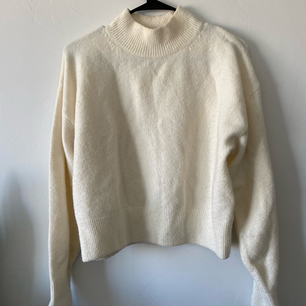 & Other stories cream turtleneck sweater